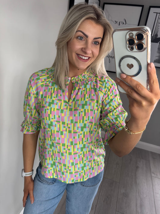 Rant & Rave Aylin Pink Top