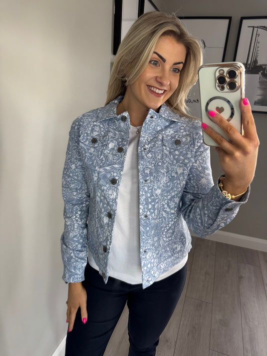 Pinns Denim Print Jacket