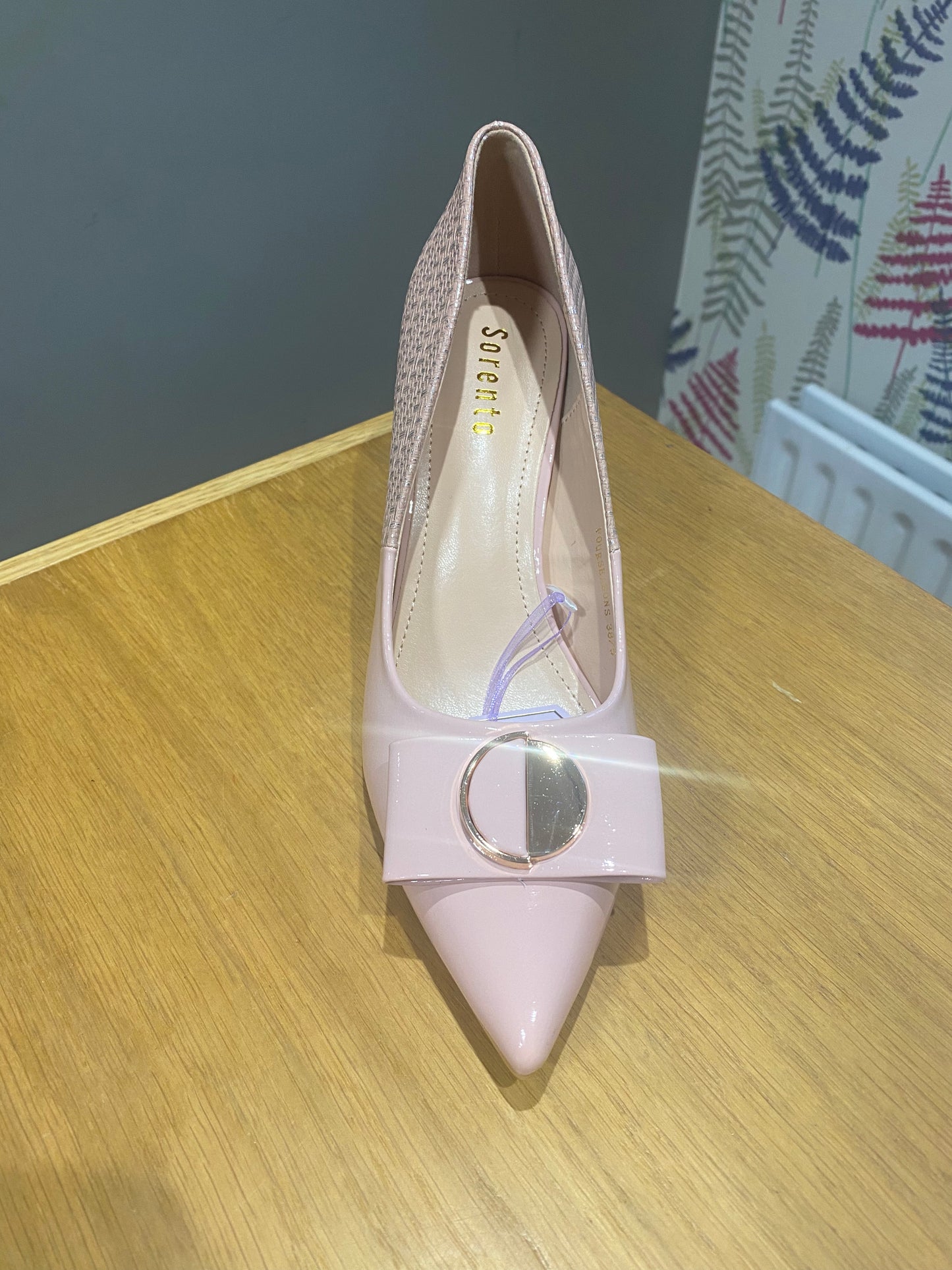 Sorento Four Seasons Pink Court Shoe