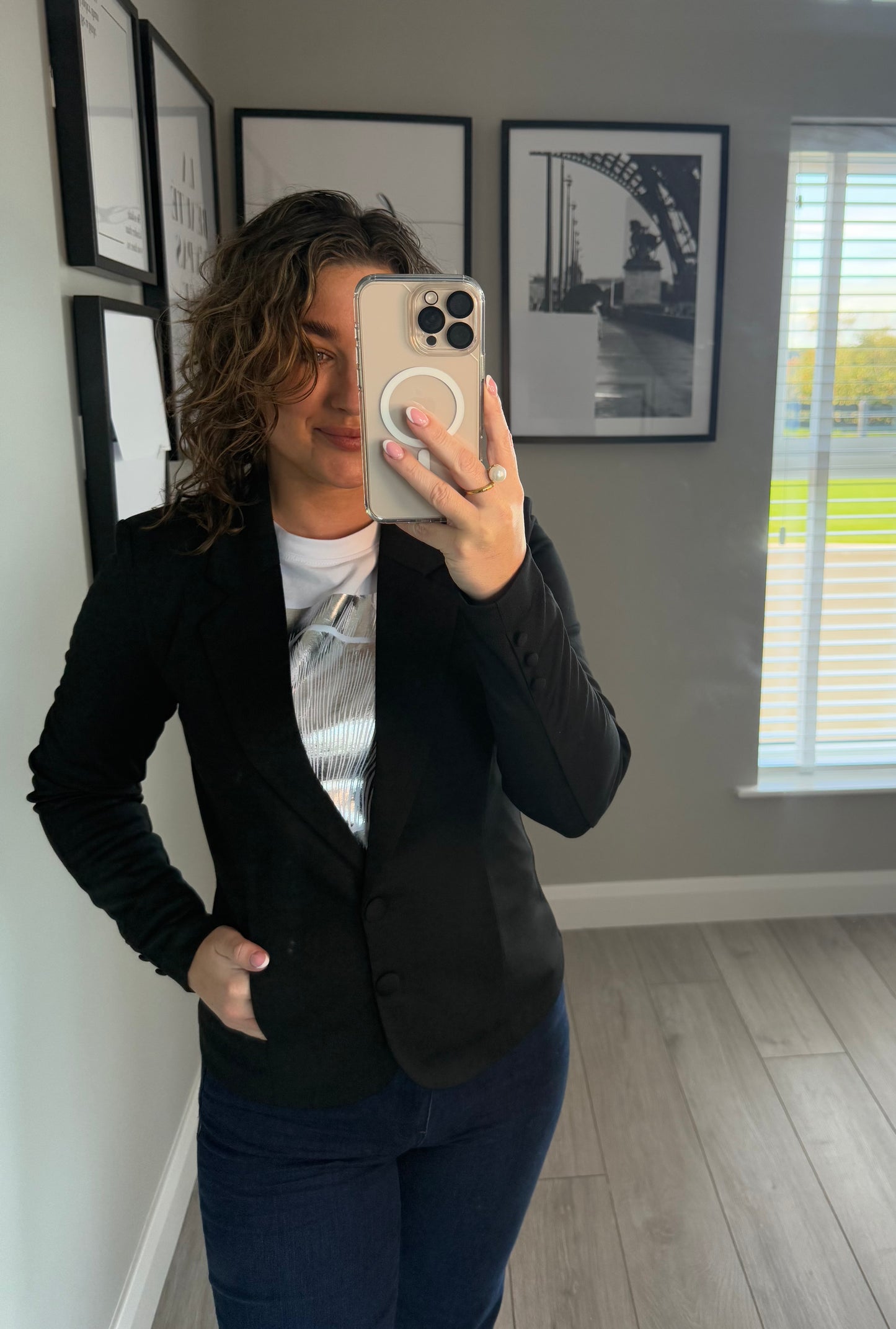 Freequent Black Blazer