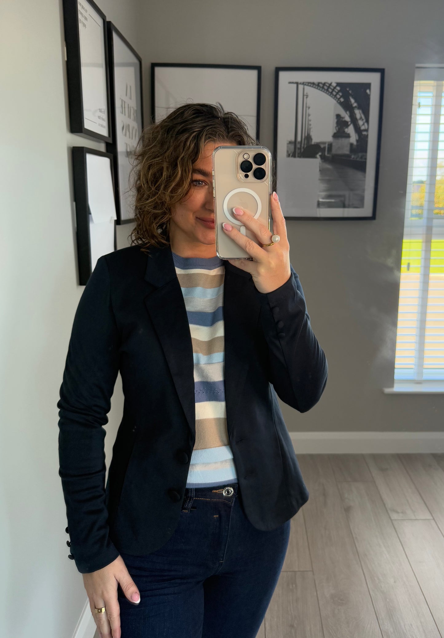 Freequent Navy Blazer