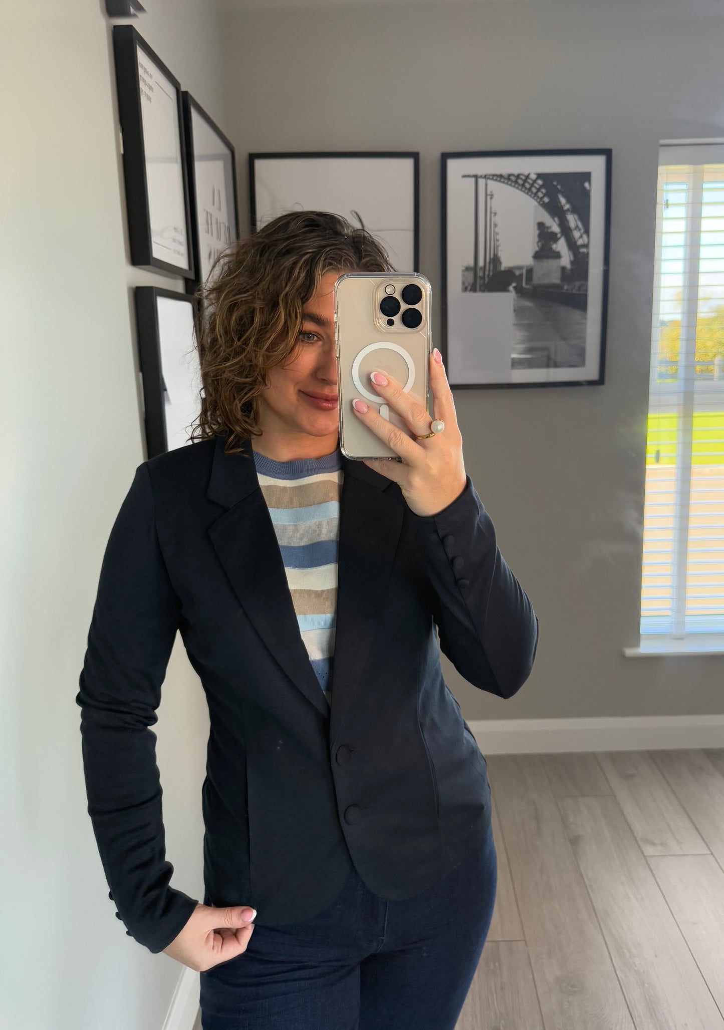 Freequent Navy Blazer