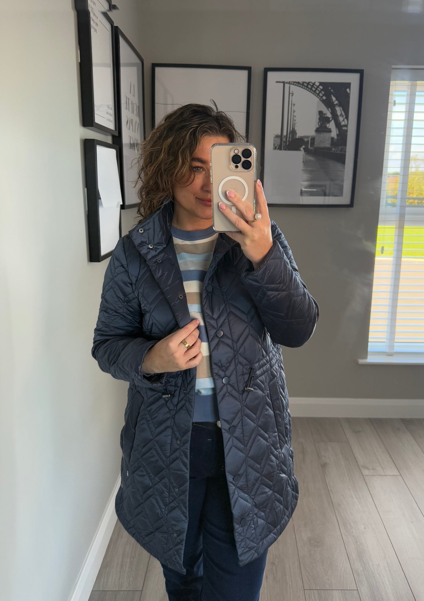 Petrol Blue Coat