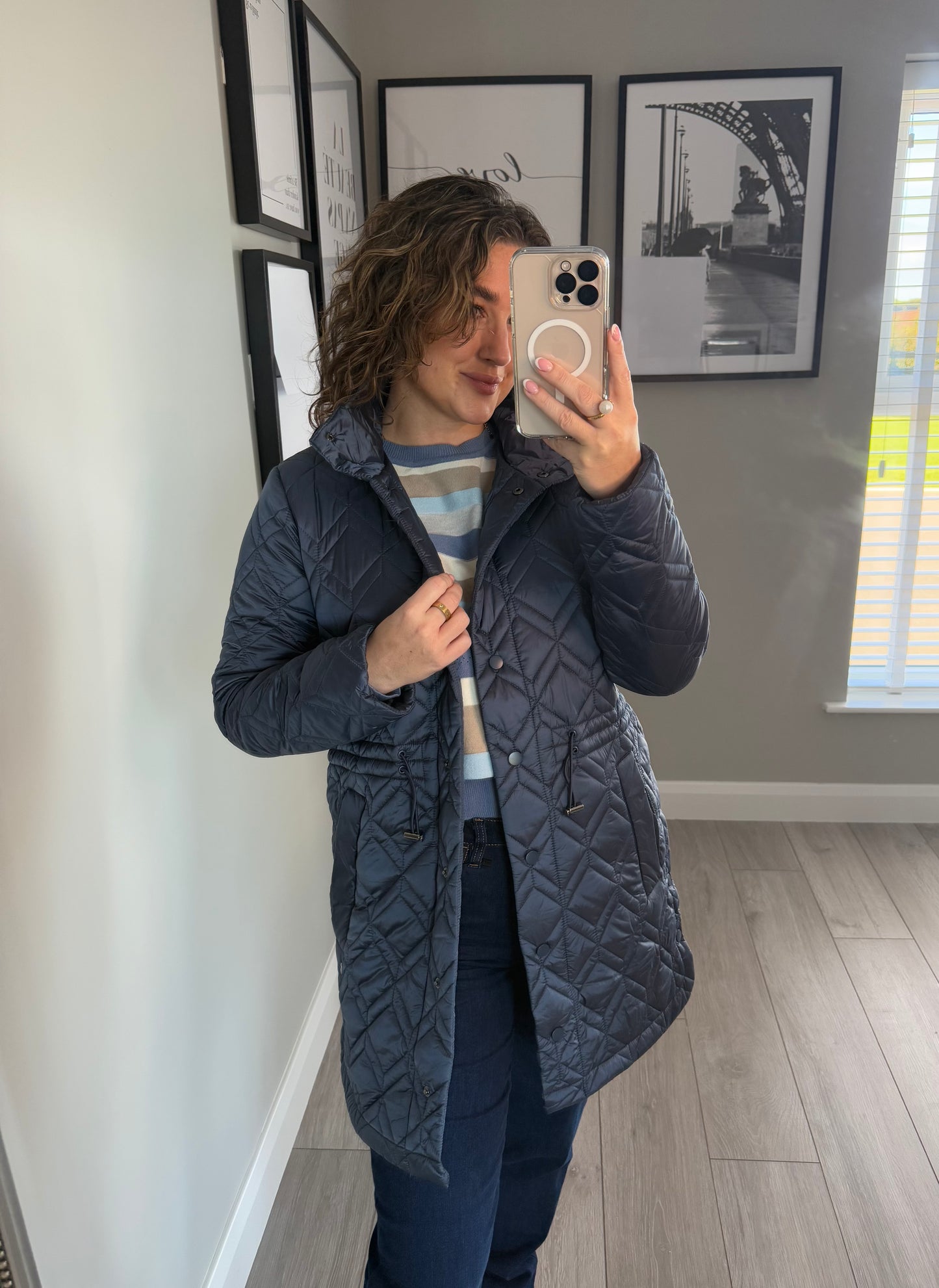 Petrol Blue Coat