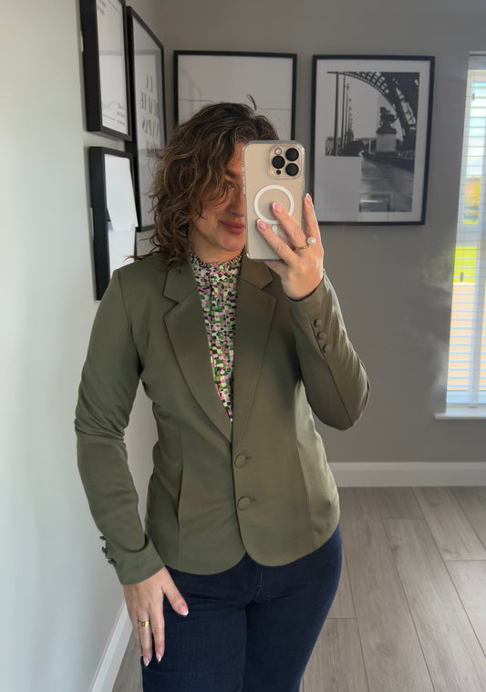 Freequent Khaki Blazer