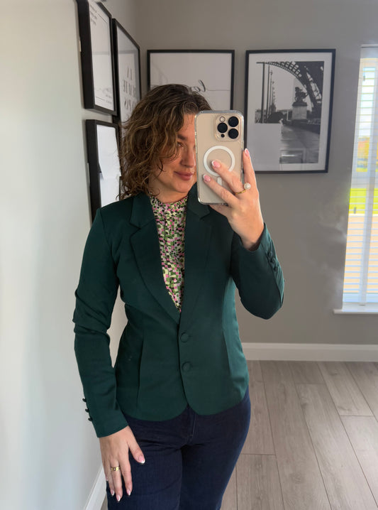 Freequent Forest Green Blazer