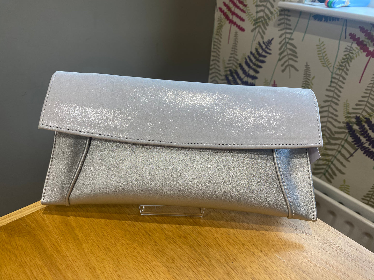 Emis Silver Shimmer Bag