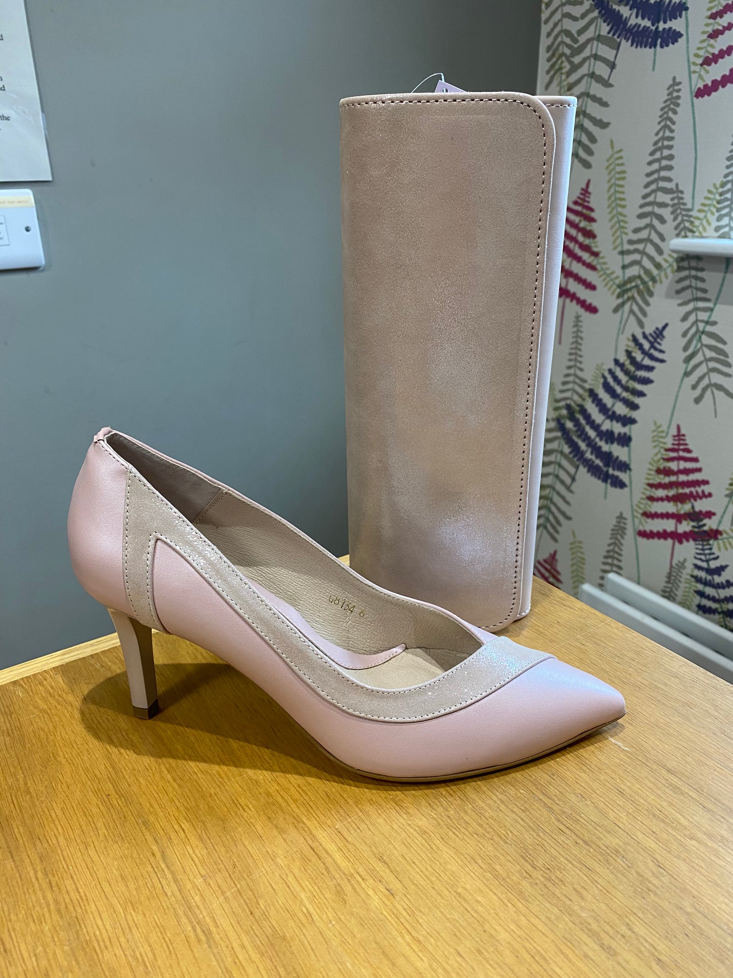 Emis Blush Scalloped Court