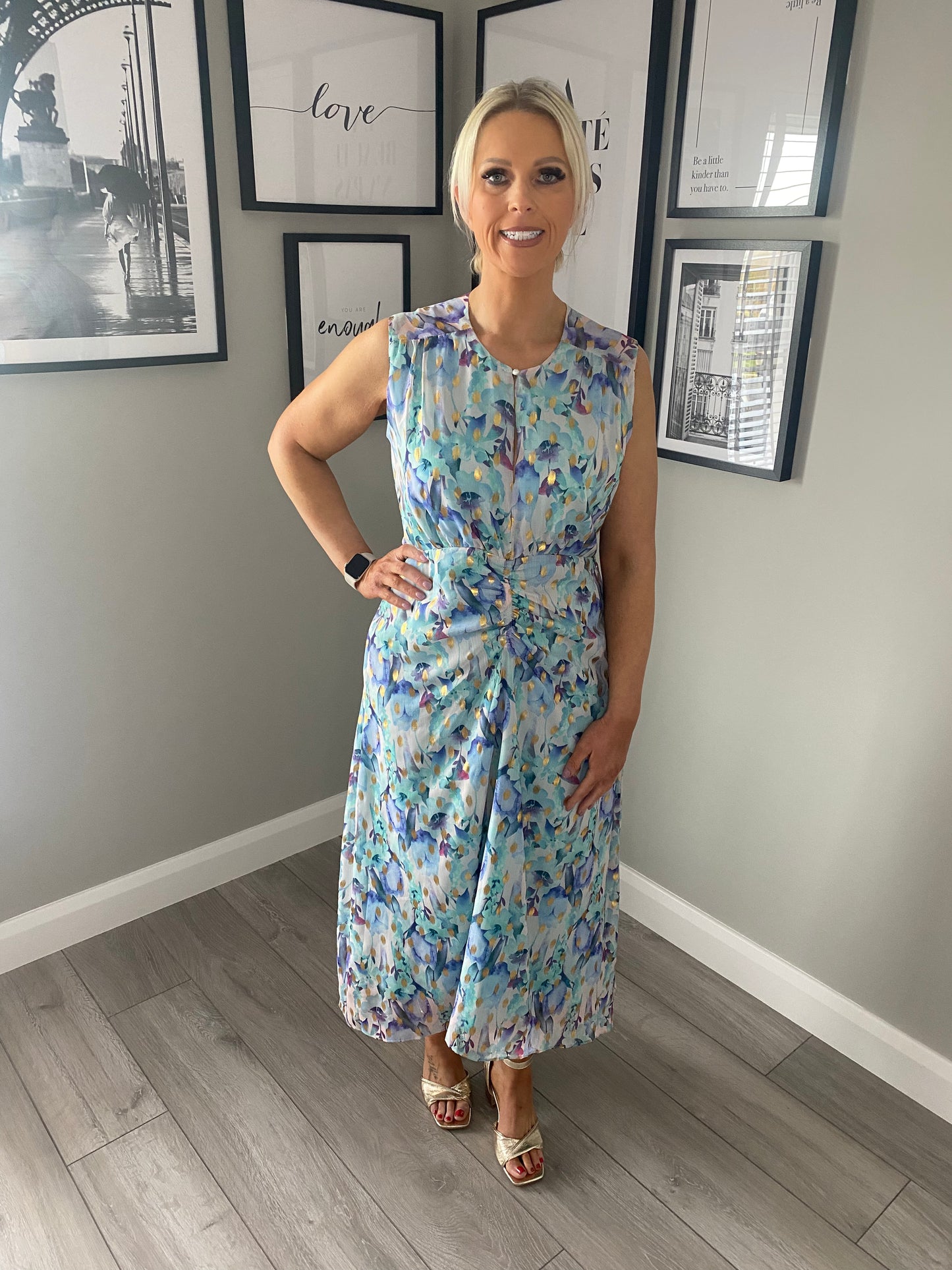 Rant & Rave Bena Blue Dress