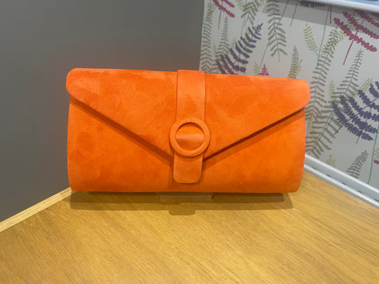 Lotus Clarinda Orange Clutch Bag