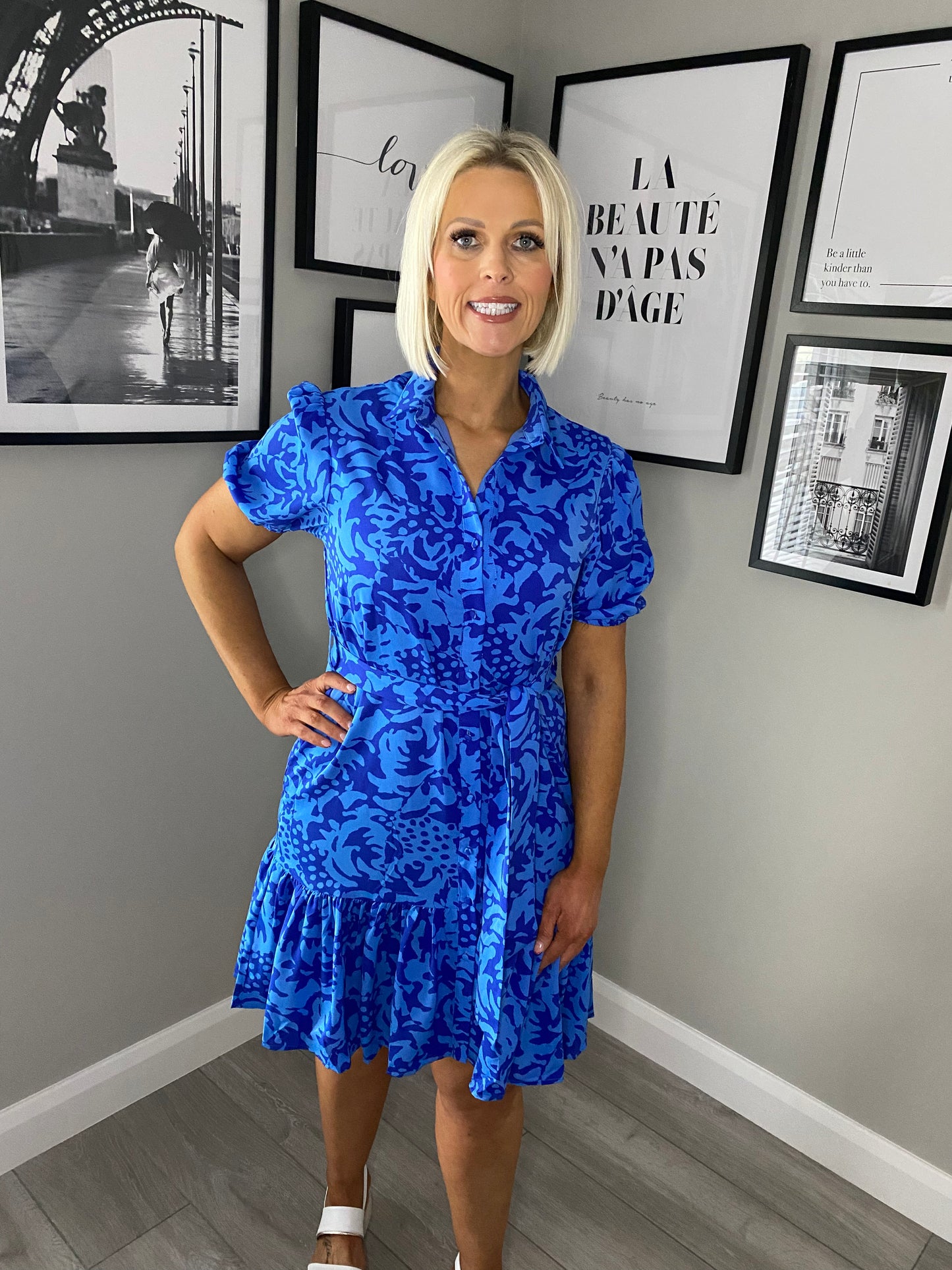 Rant & Rave Connie Blue Dress