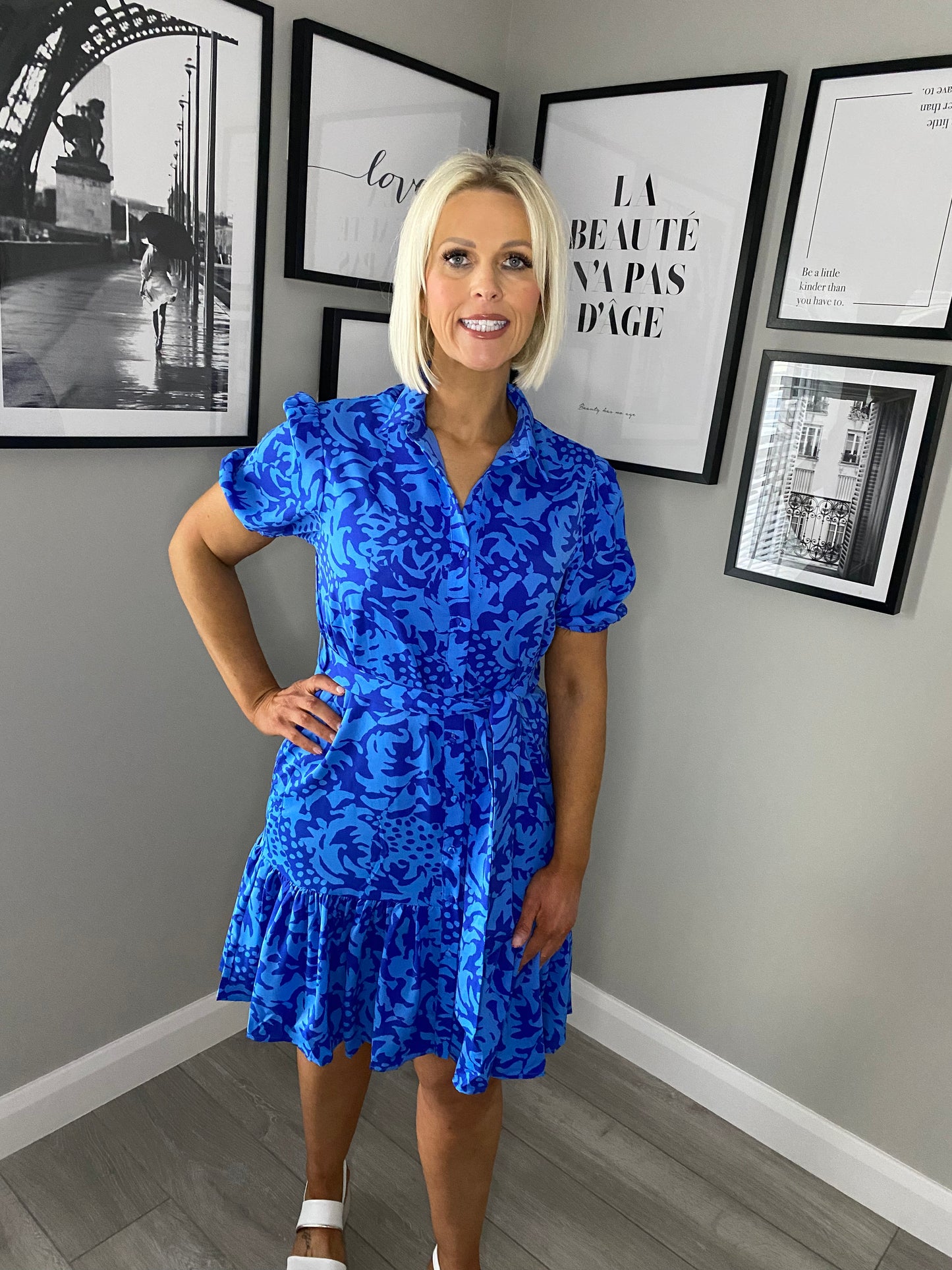 Rant & Rave Connie Blue Dress