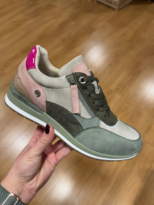 Refresh Khaki Multi Zip Trainer