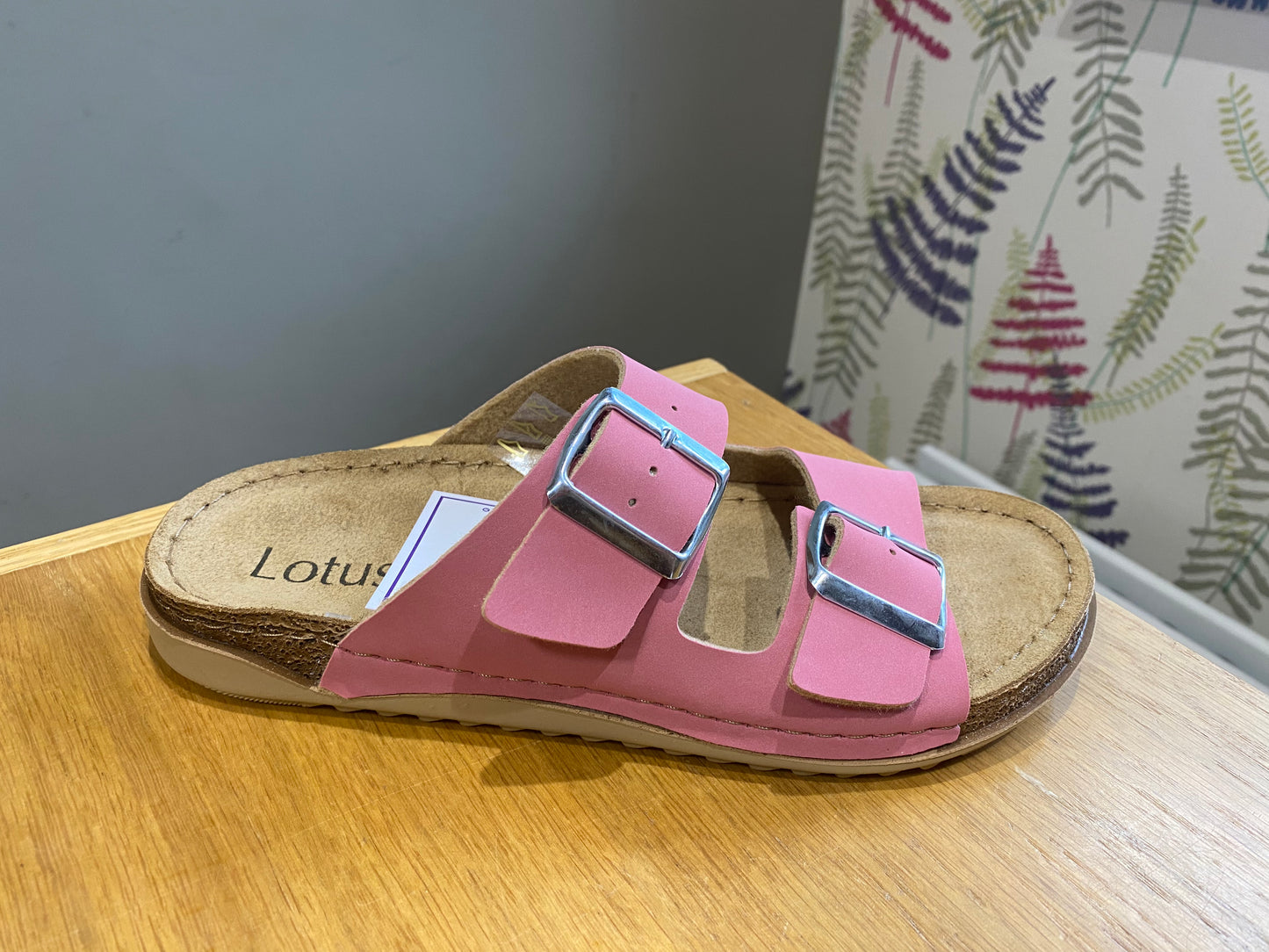 Lotus Sirmione Pink Slide Sandals
