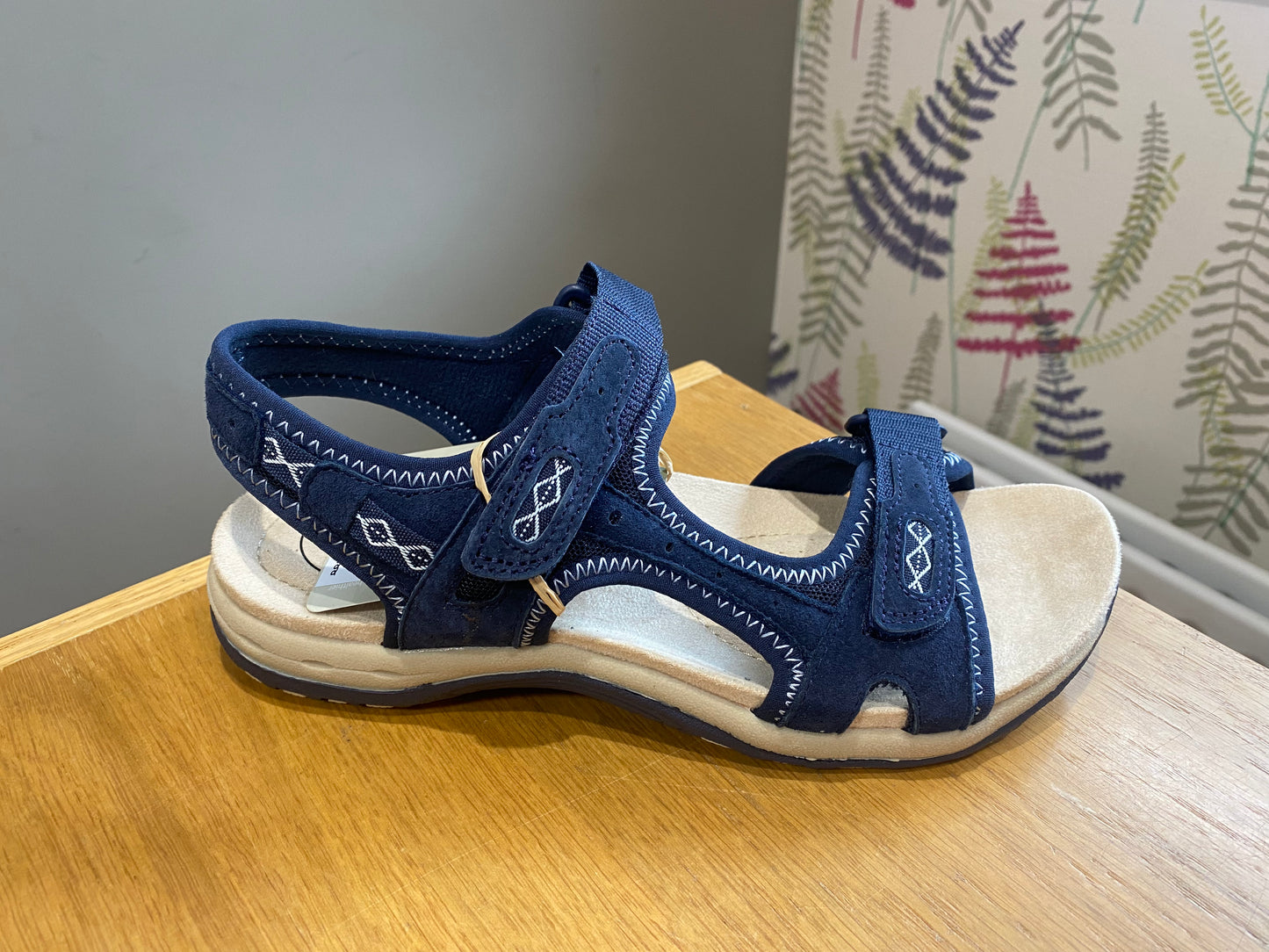Free Spirit Frisco Navy Velcro Sandal