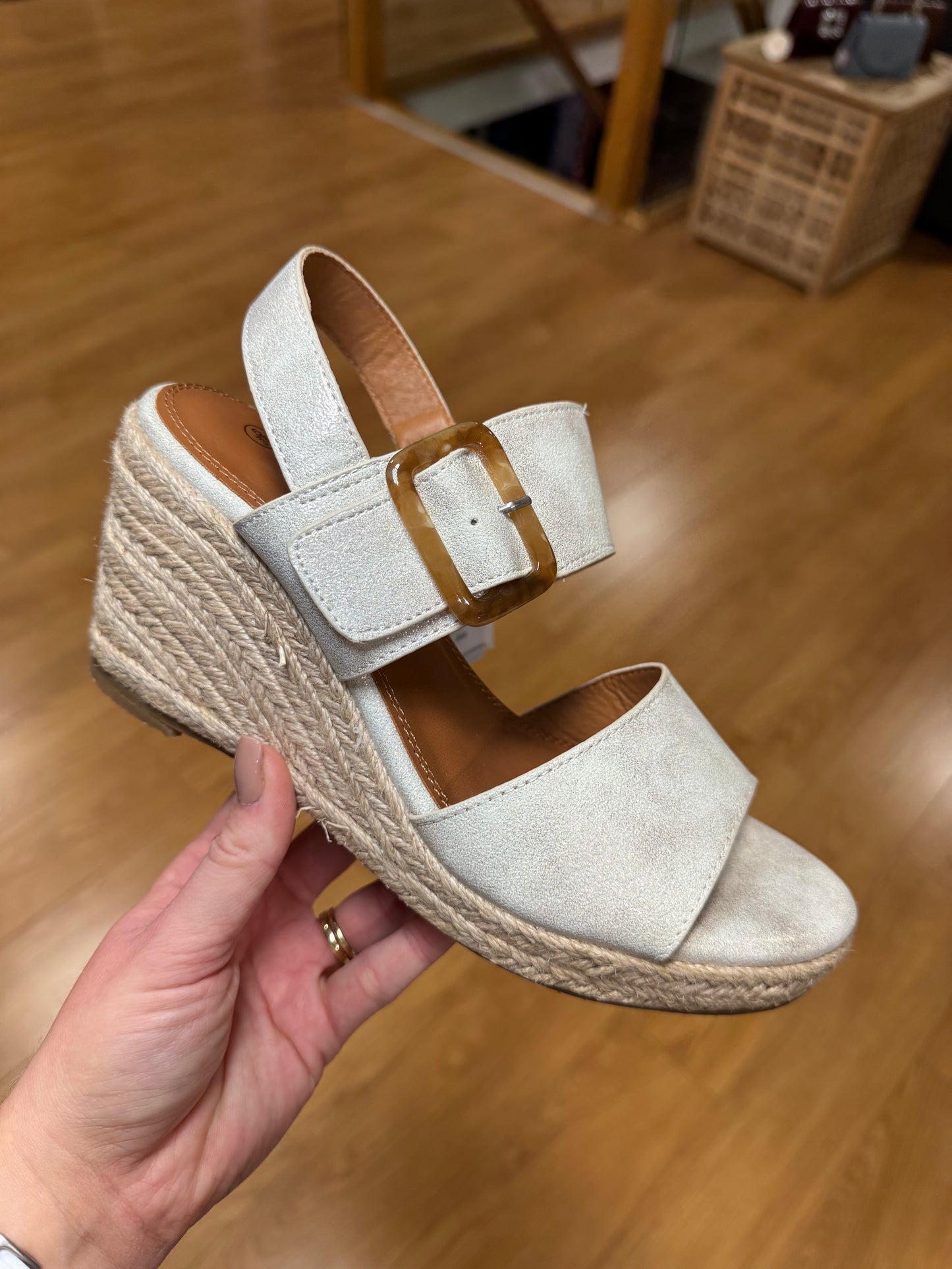Lunar Rochester Beige Velcro Sandal