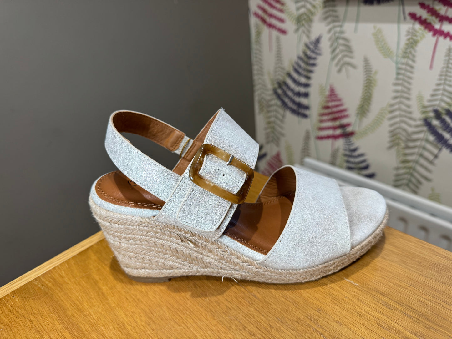 Lunar Rochester Beige Velcro Sandal