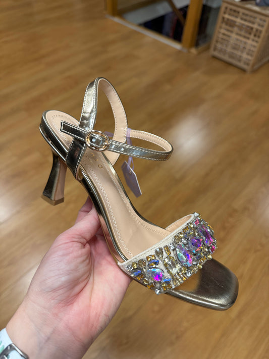 Sorento Glin Gold Gem Sandal