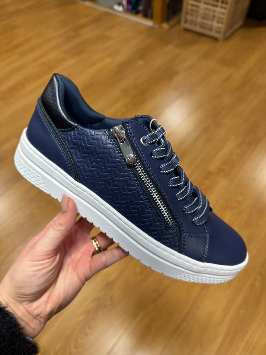 Marco Tozzi Navy Light Trainer