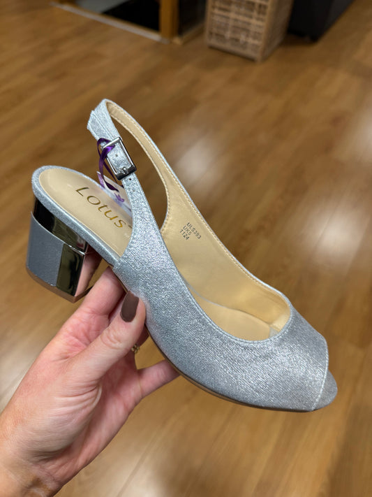 Lotus Evelyn Silver Slingback