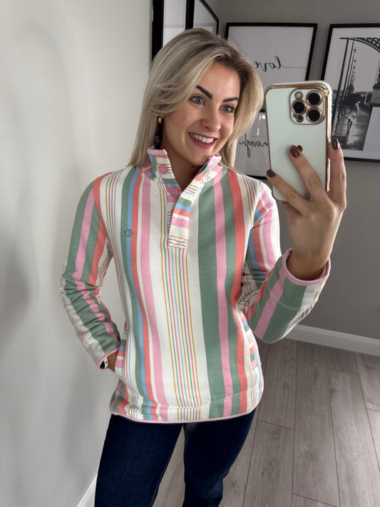 Brakeburn Stripe Quarter Sweatshirt