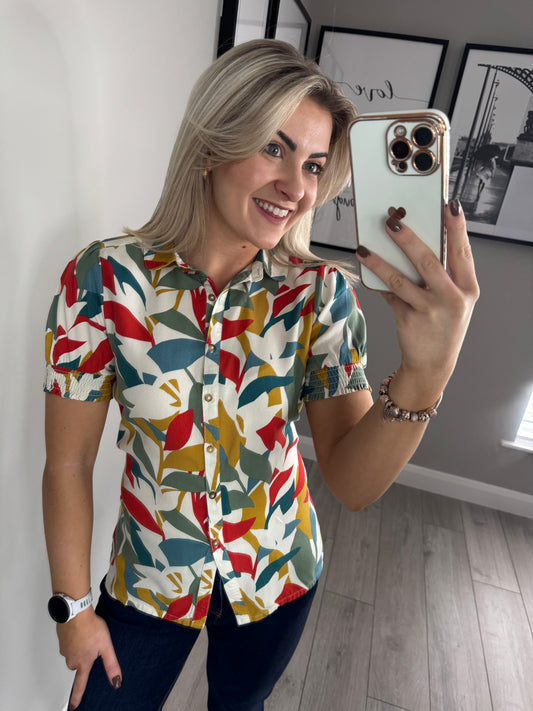 Brakeburn Falling Leaves Blouse
