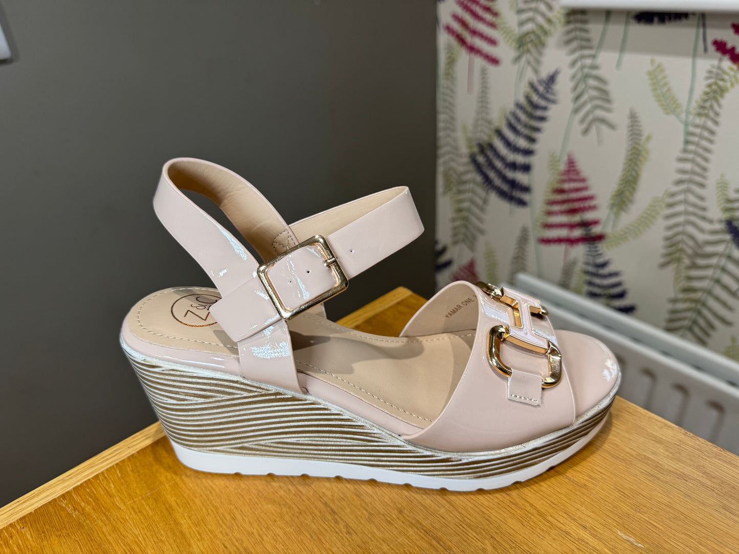 Zanni & Co Yamar Blush Wedge Sandal