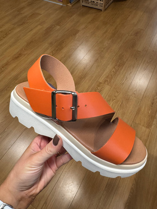 Lotus Luana Orange Sandal