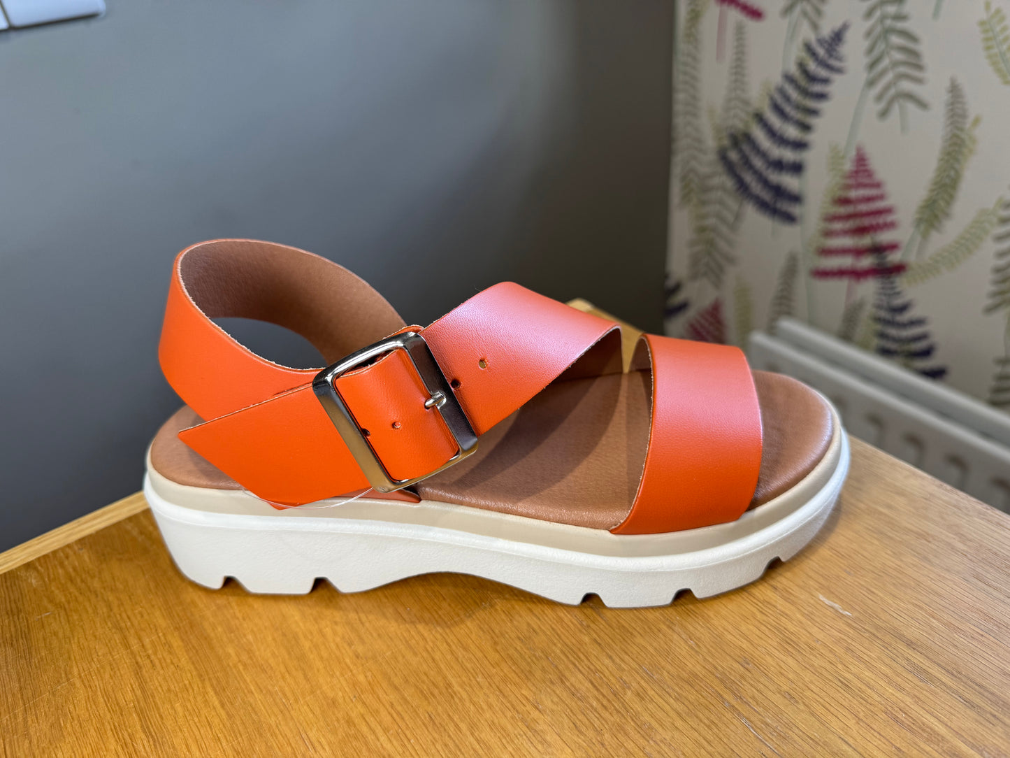 Lotus Luana Orange Sandal