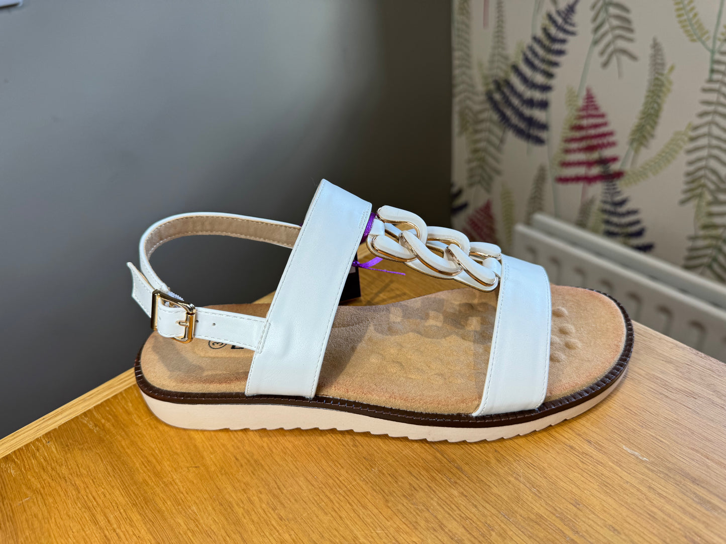 Lotus Joana White Sandal