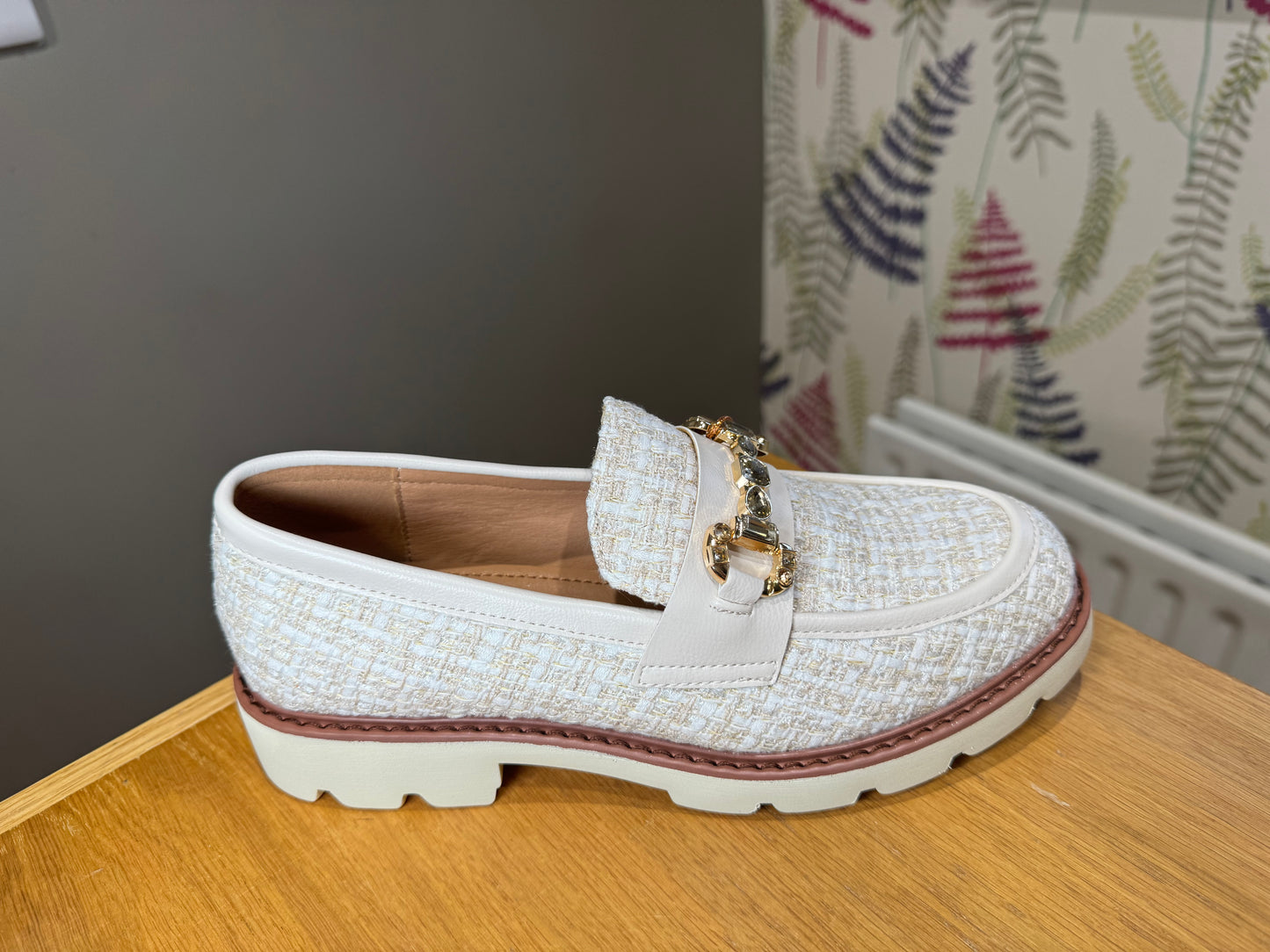 Zanni & Co Cuavan Chiffon Tweed Loafer