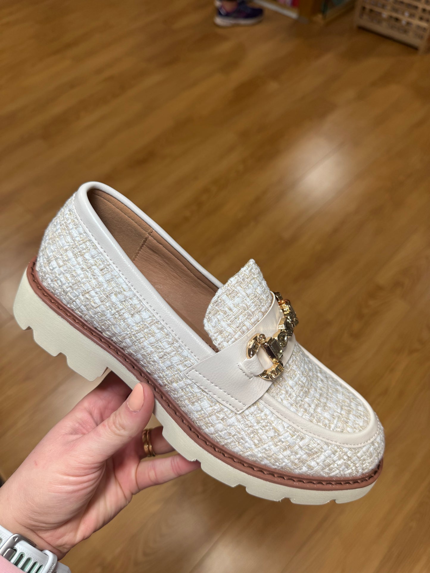 Zanni & Co Cuavan Chiffon Tweed Loafer