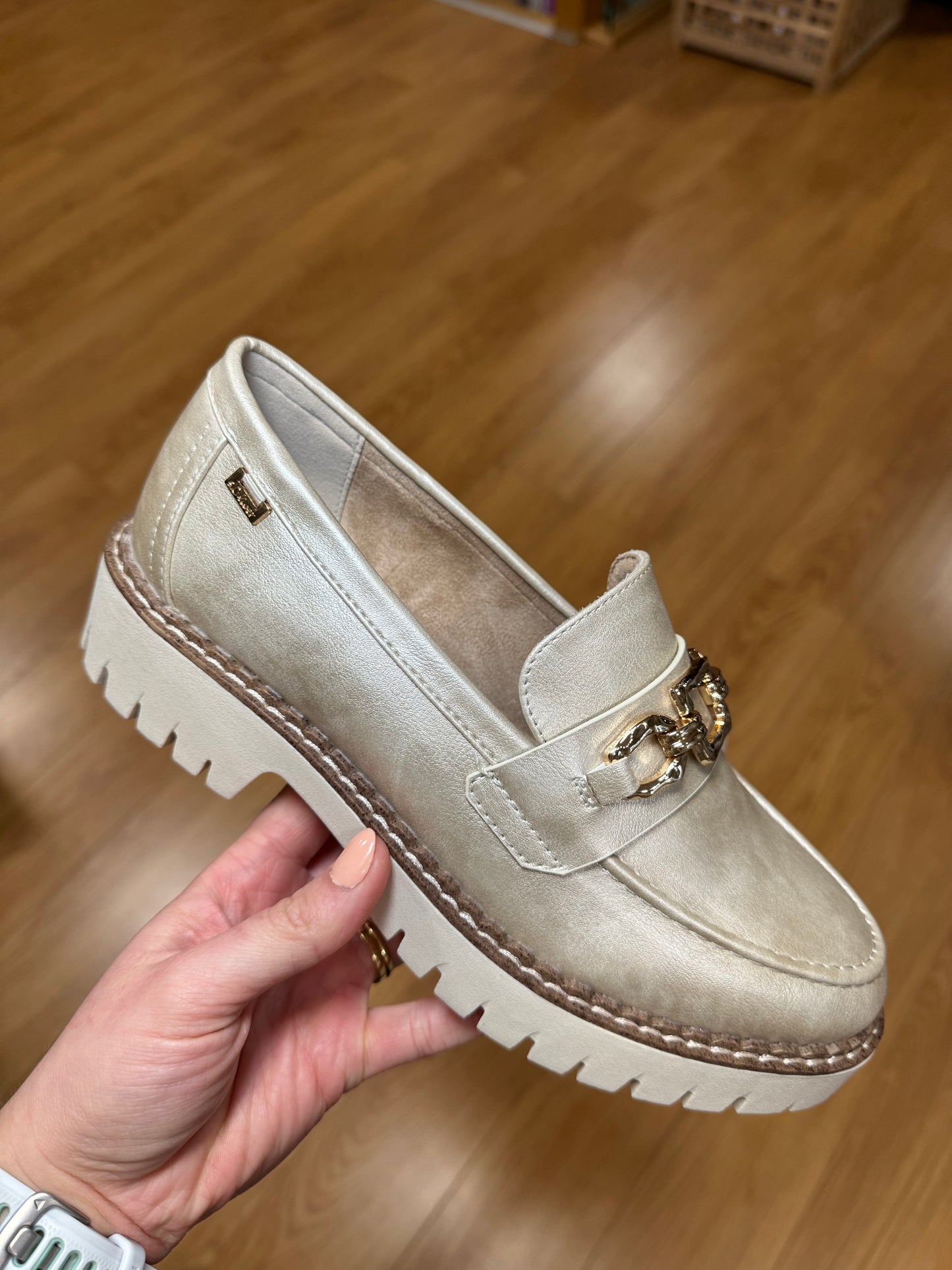 S. Oliver Champagne Loafer