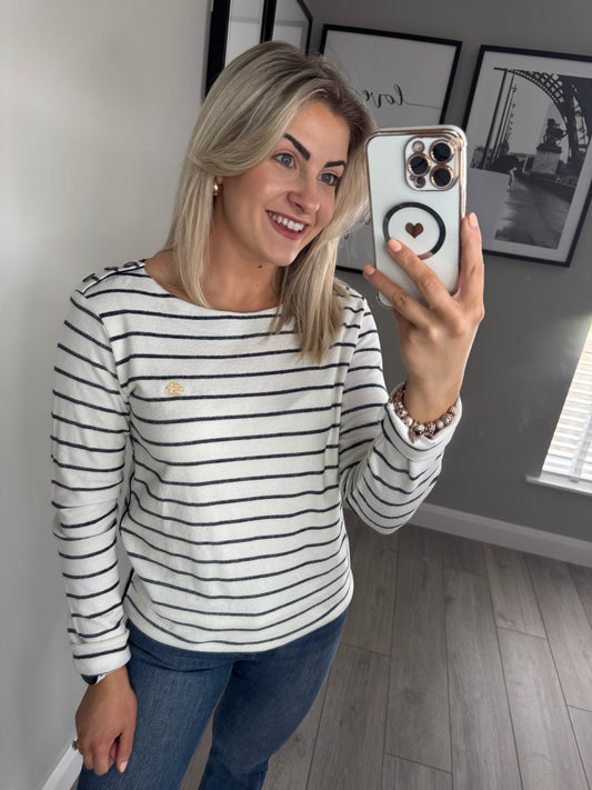Brakeburn Stripe Bella Crew Neck