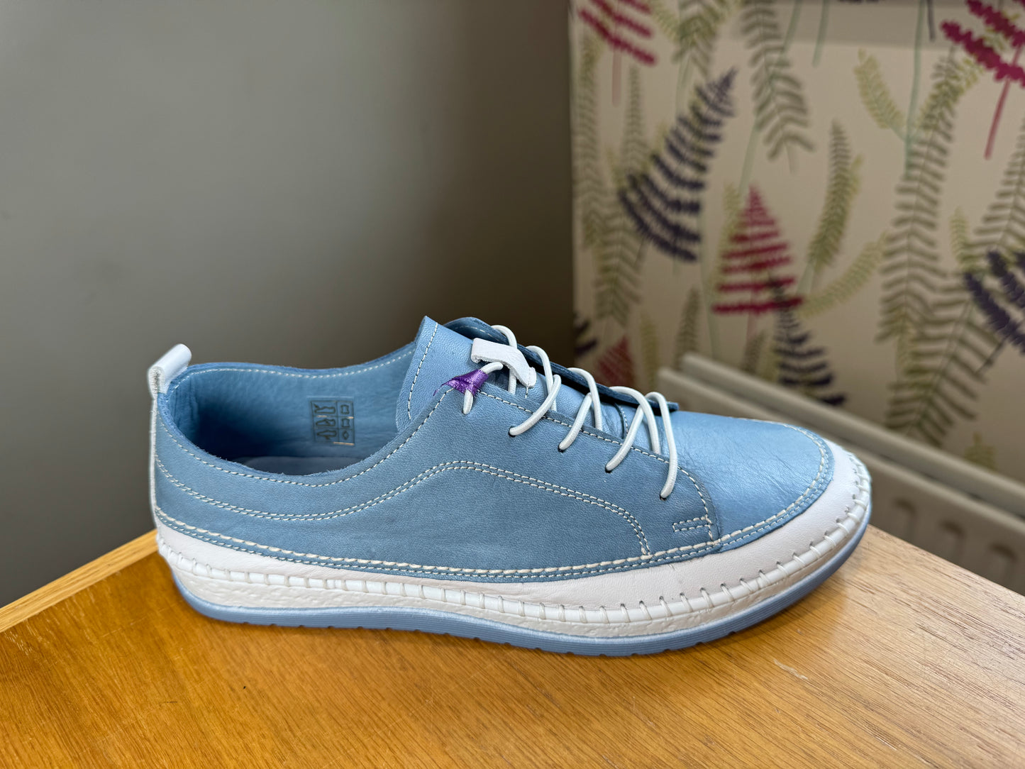 Lotus Rimini Blue Leather Lace Up