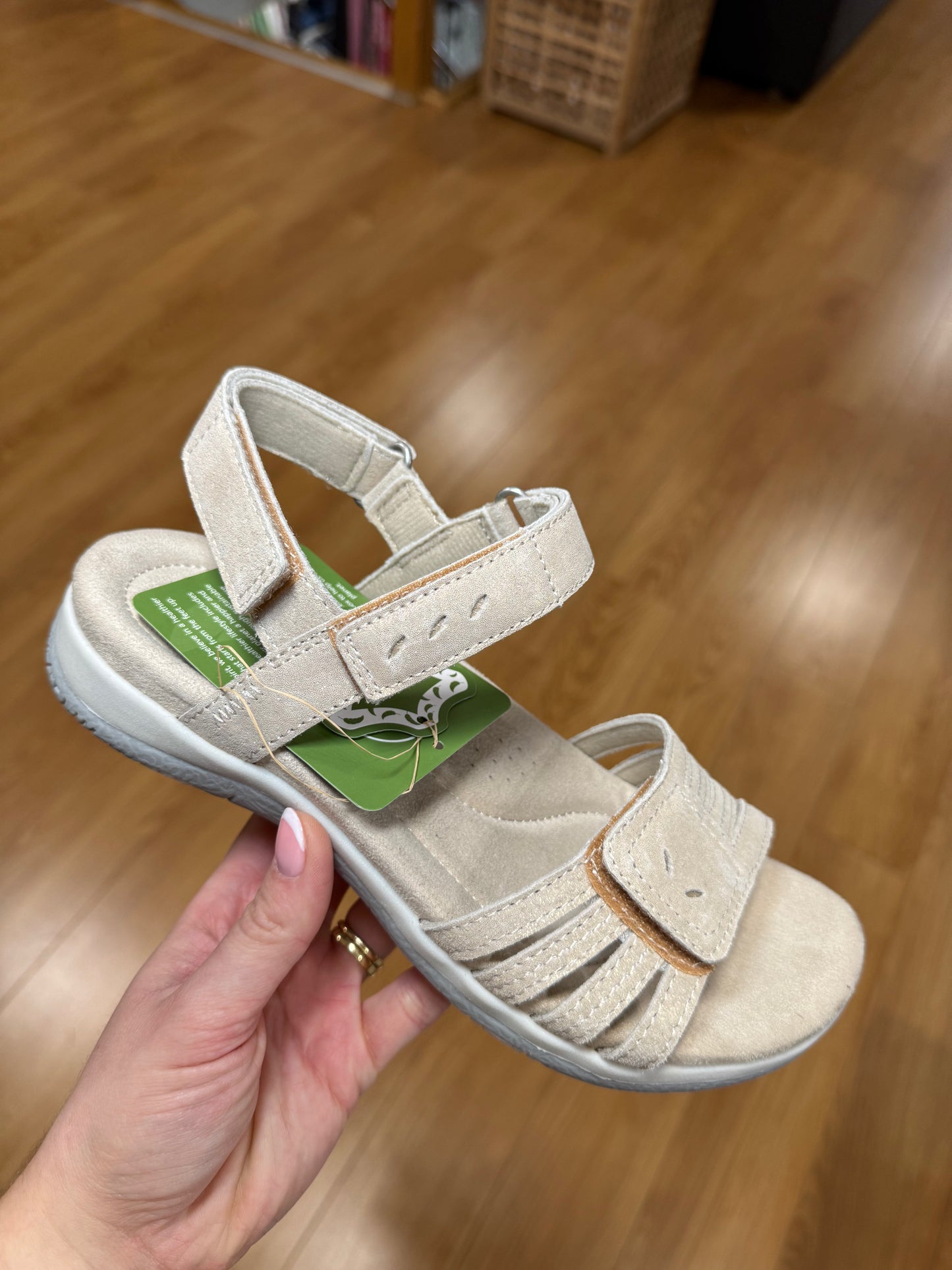 Free Spirit Maddy Champagne Velcro Sandal