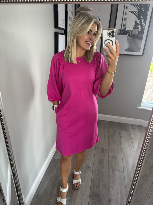 Freequent Cerise Dress
