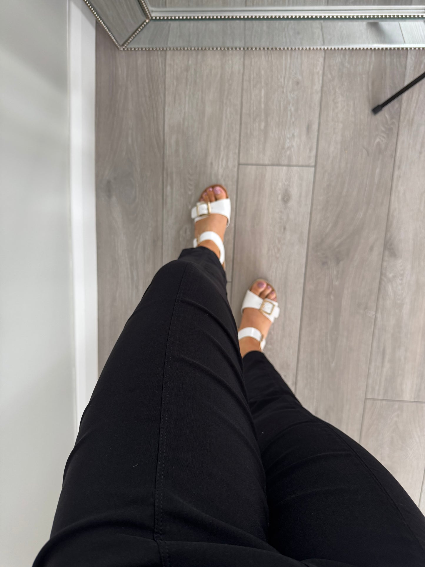 Pinns Black Stripe 7/8 Trousers