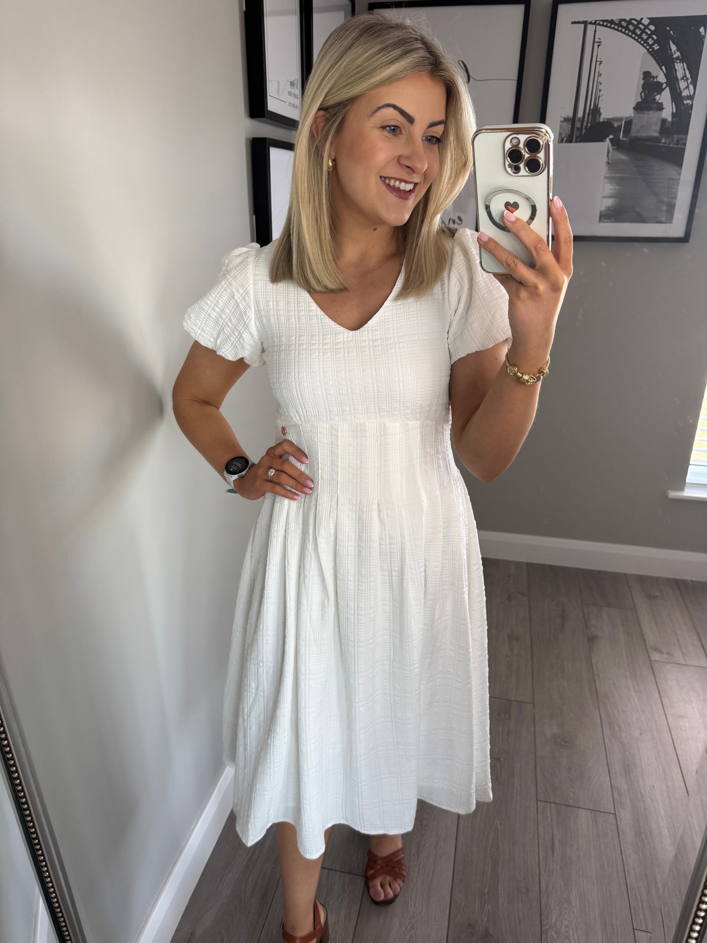 Rant & Rave Juliette White Dress