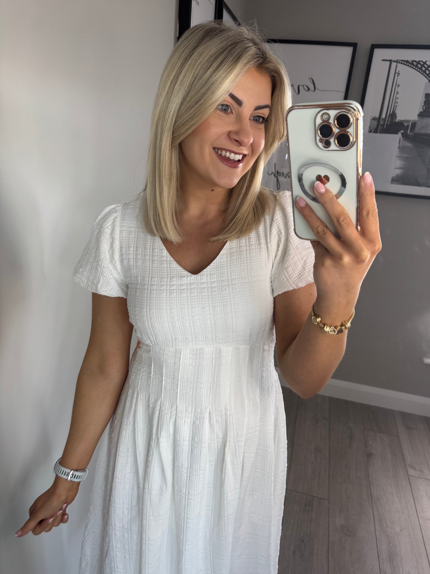 Rant & Rave Juliette White Dress