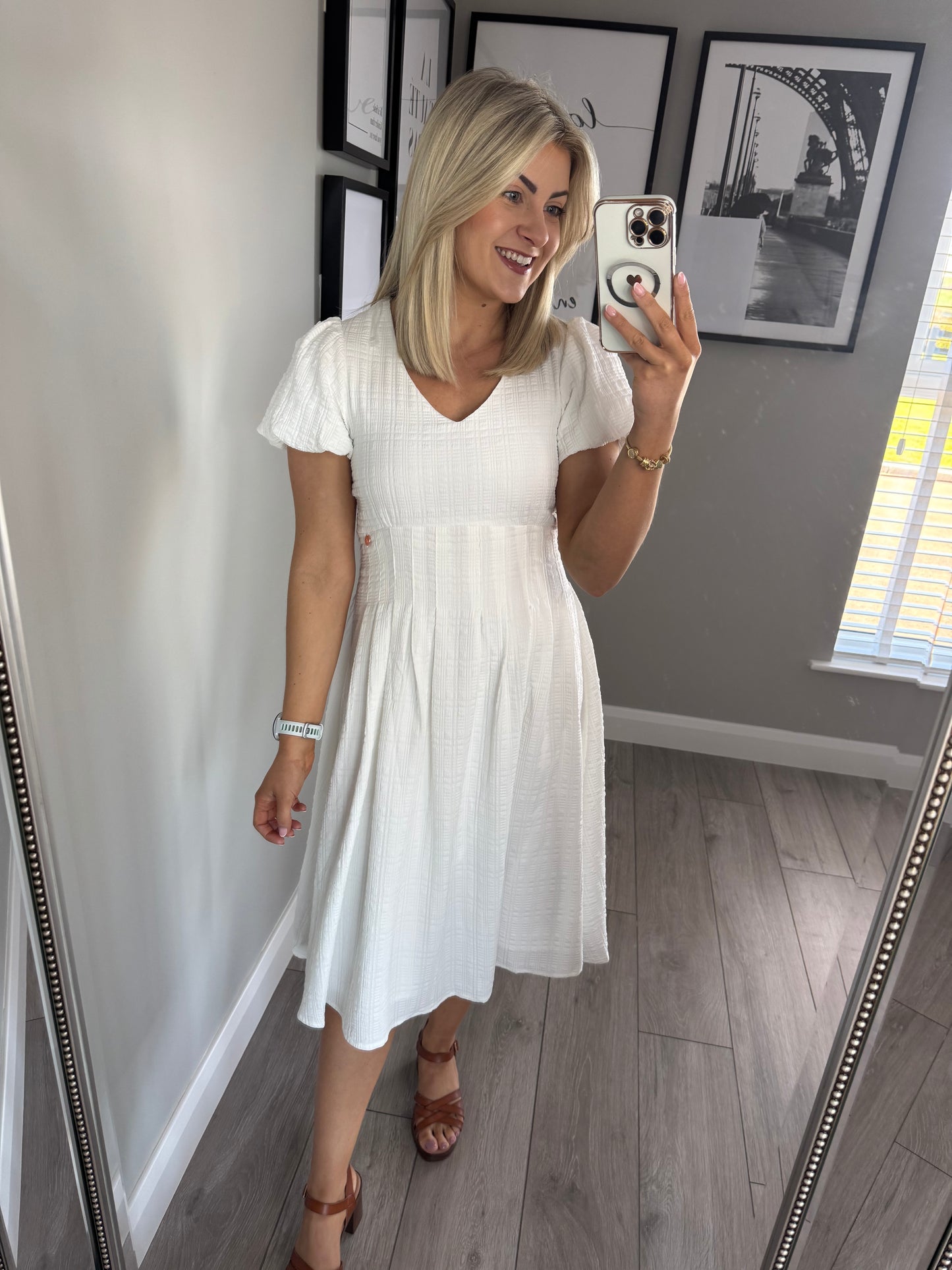 Rant & Rave Juliette White Dress