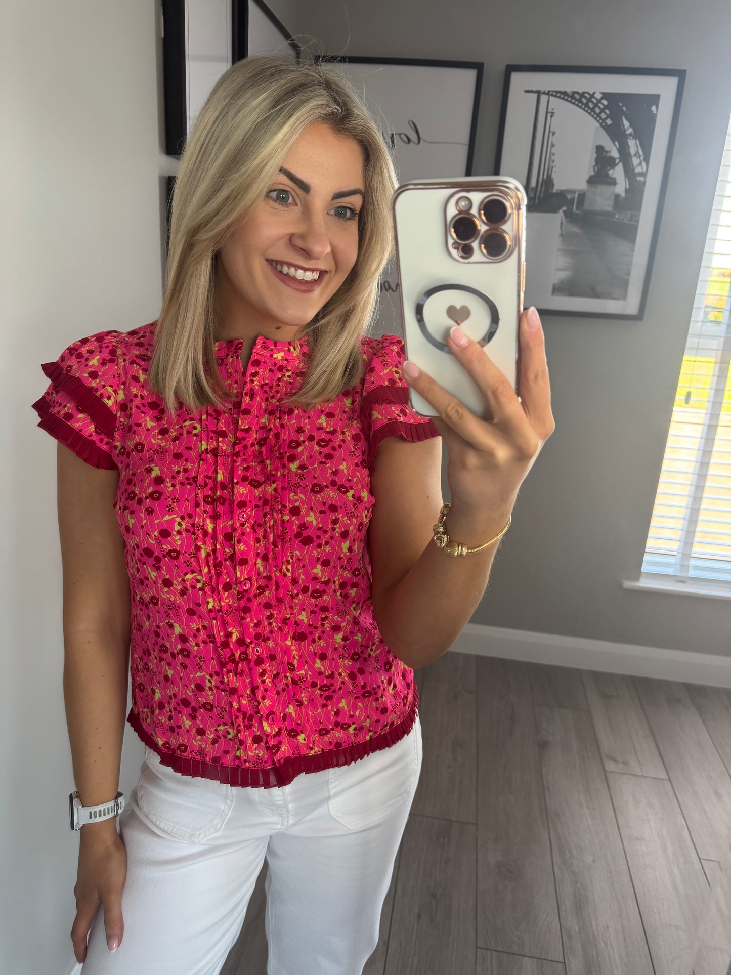 Rant & Rave Marisol Pink Top