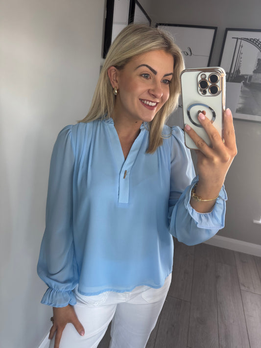 Kate & Pippa Blue Blouse