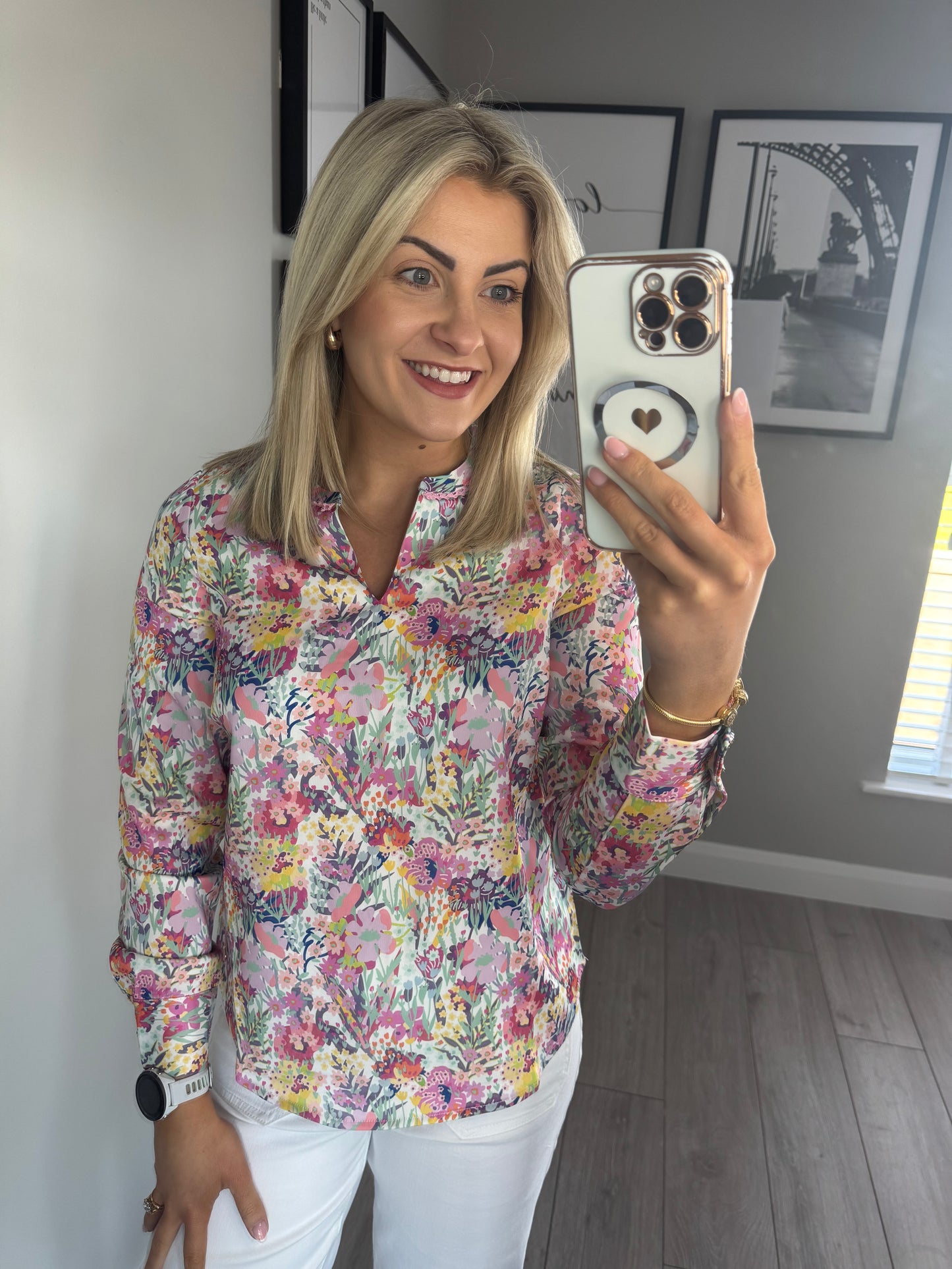 Rant & Rave Fendy Pink Top