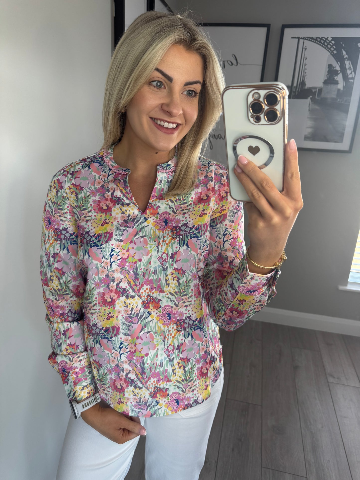 Rant & Rave Fendy Pink Top