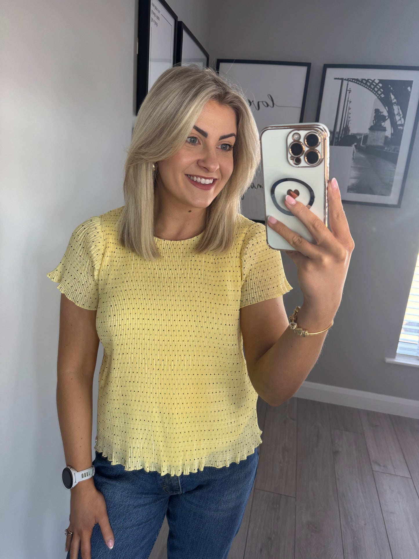 Rant & Rave Okina Yellow Top