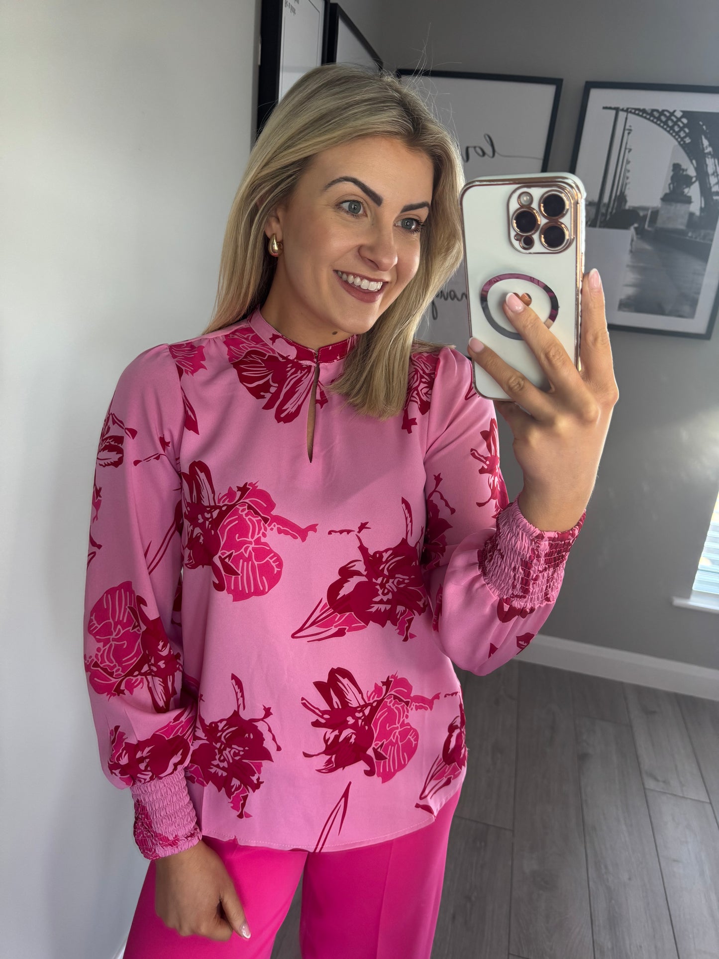 Rant & Rave Sloan Pink Blouse