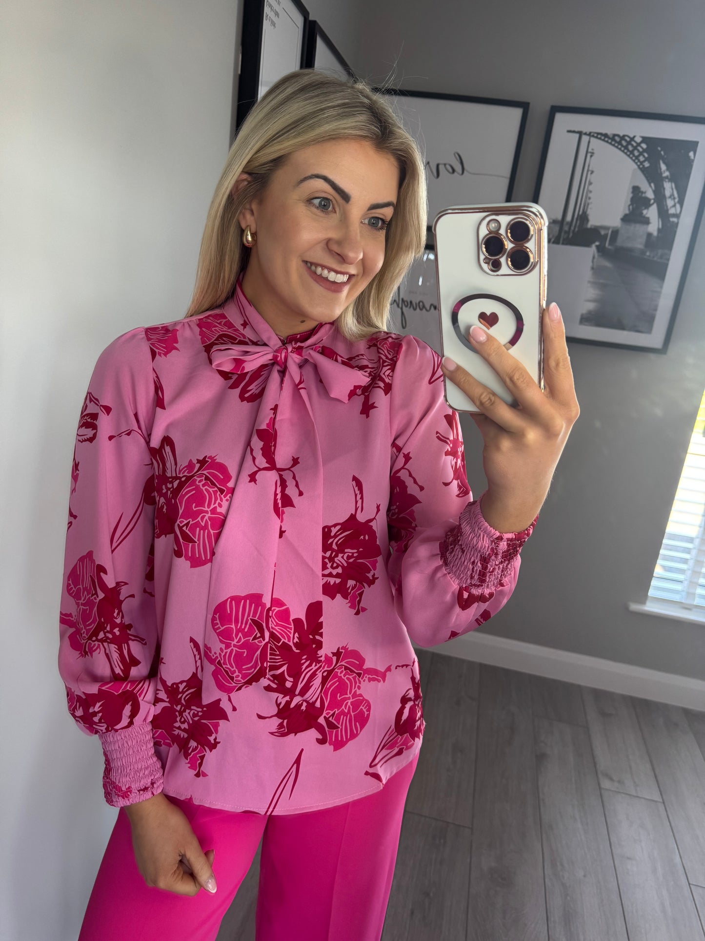 Rant & Rave Sloan Pink Blouse