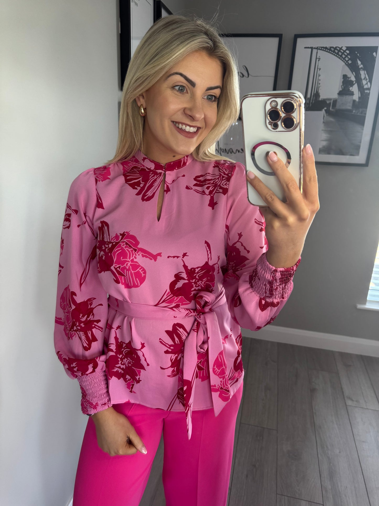 Rant & Rave Sloan Pink Blouse