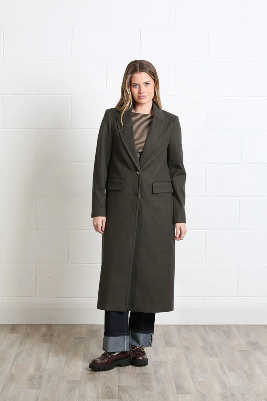 Rant & Rave Olivia Deep Moss Coat